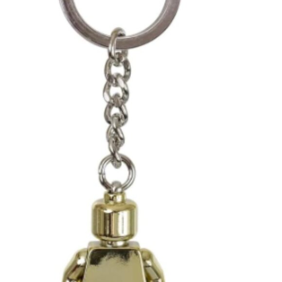 Gold LEGO Minifigure Keychain - Fun Accessory for Fans! - Picture 5 of 7